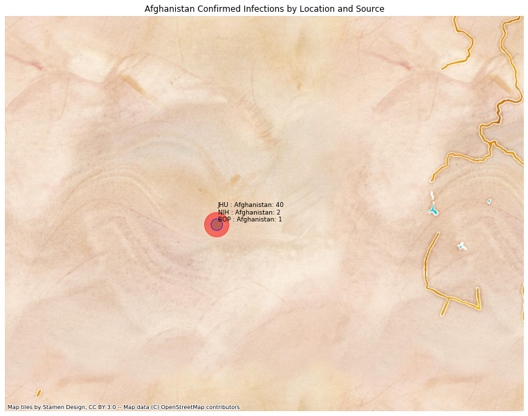 Afghanistan mapped