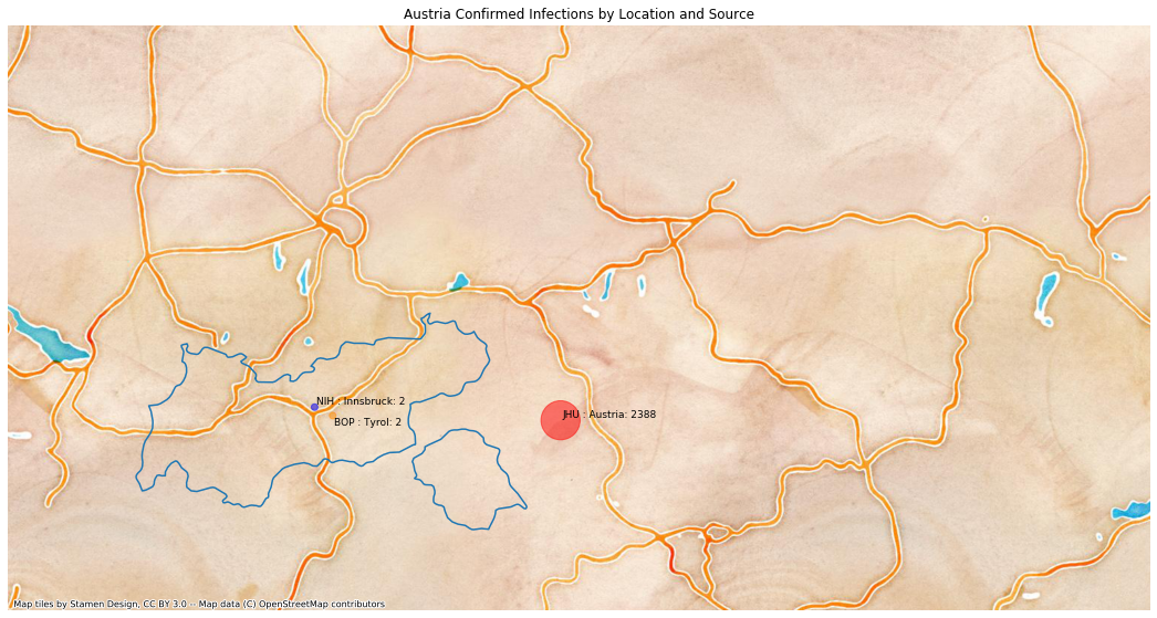 Austria mapped