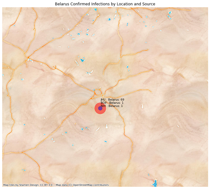 Belarus mapped