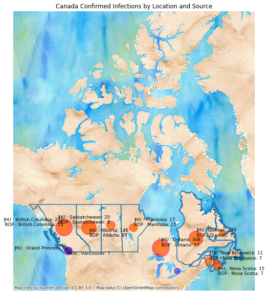 Canada mapped