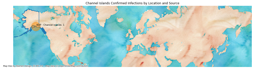 Channel Islands mapped