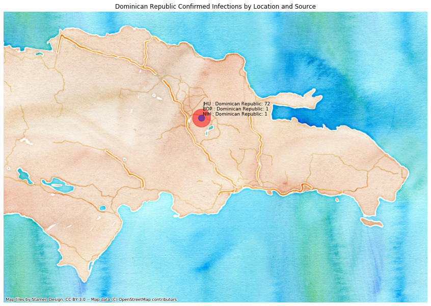 Dominican Republic mapped