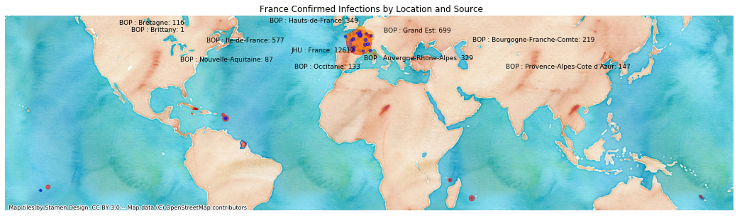 France mapped