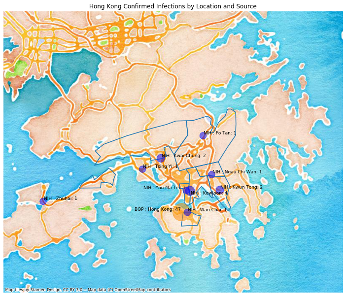 Hong Kong mapped