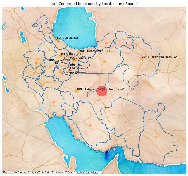 Iran mapped