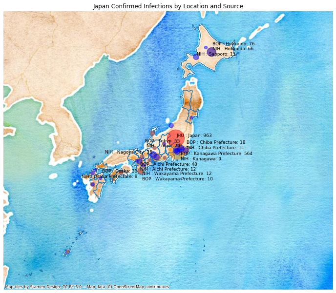 Japan mapped