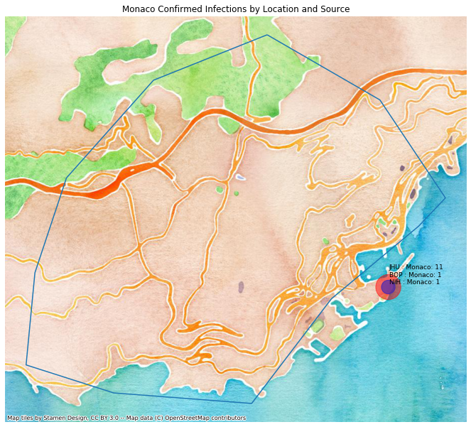 Monaco mapped