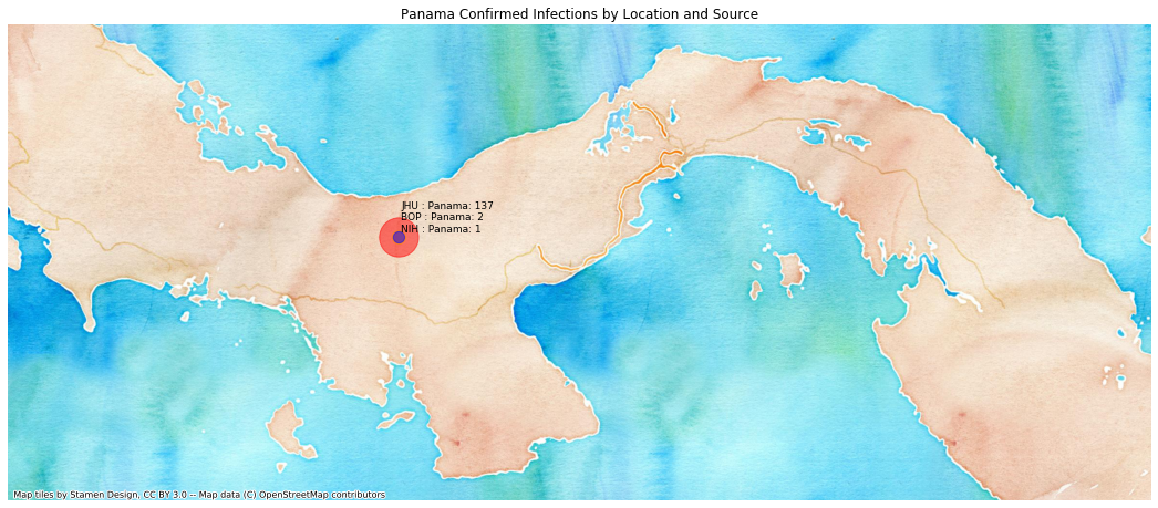 Panama mapped