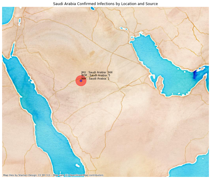 Saudi Arabia mapped