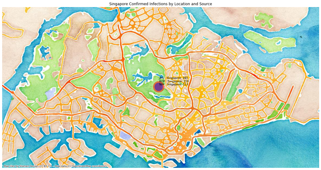 Singapore mapped