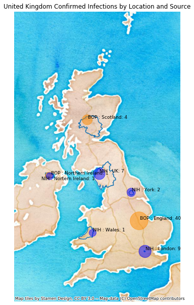 United Kingdom mapped