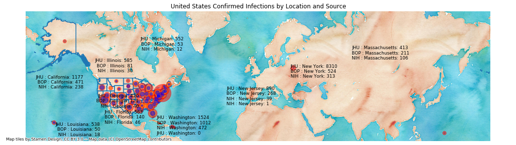 United States mapped